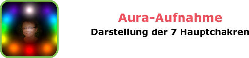 Aura-Aufnahme Darstellung der 7 Hauptchakren